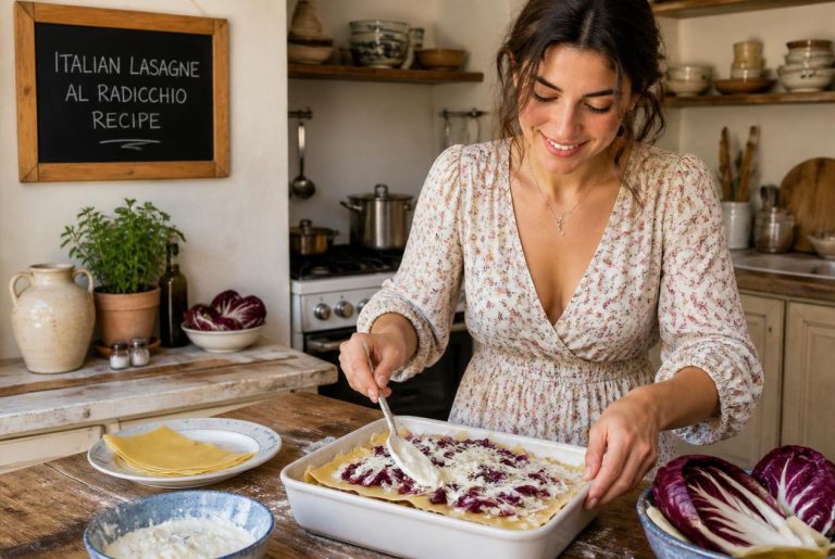 Italian Lasagne al Radicchio Recipe Cooking Tips