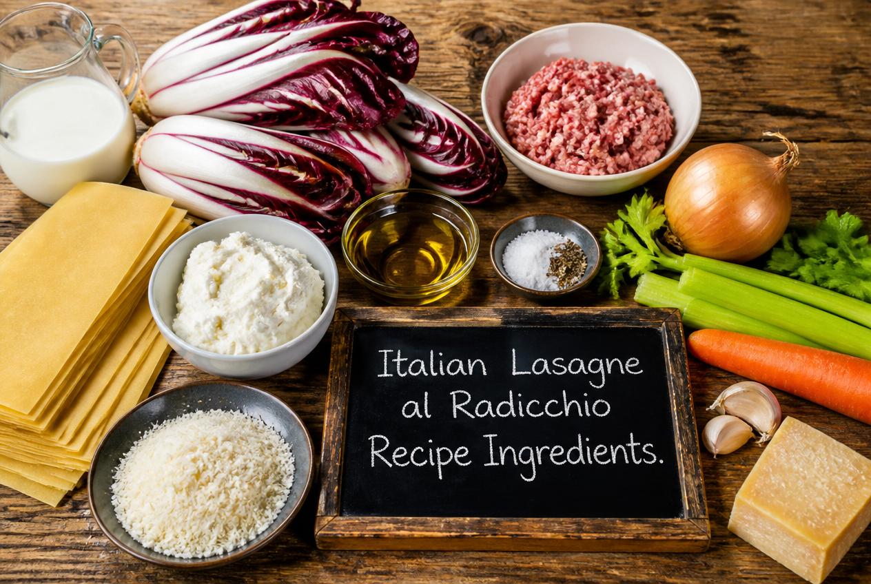 Italian Lasagne al Radicchio Recipe Ingredients