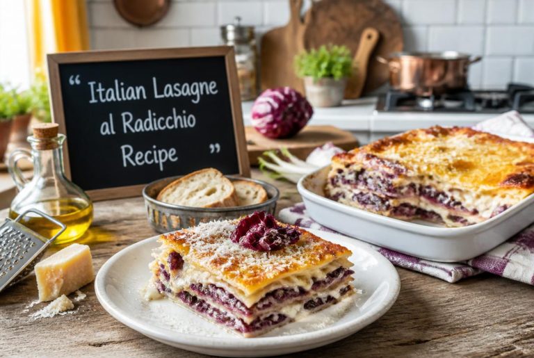 Italian Lasagne al Radicchio Recipe