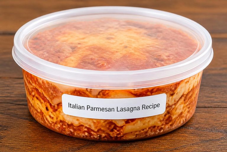 Italian Parmesan Lasagna Recipe Storage Tips