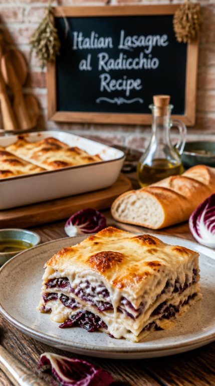 Italian Raddacio Lasagna