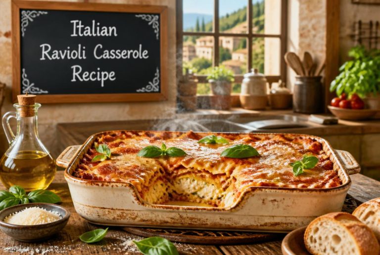Italian Ravioli Casserole Recipe