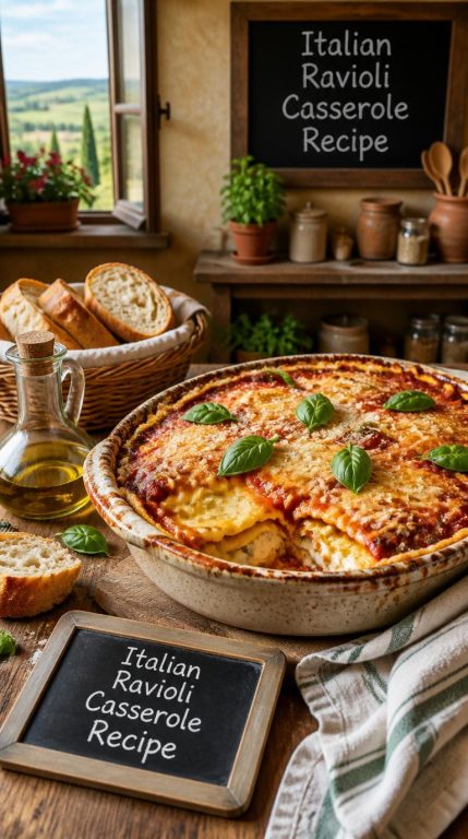 Italian Ravoli Casserole