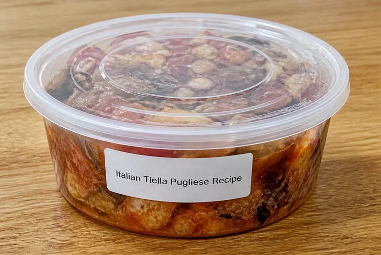 Italian Tiella Pugliese Recipe Storage Tips