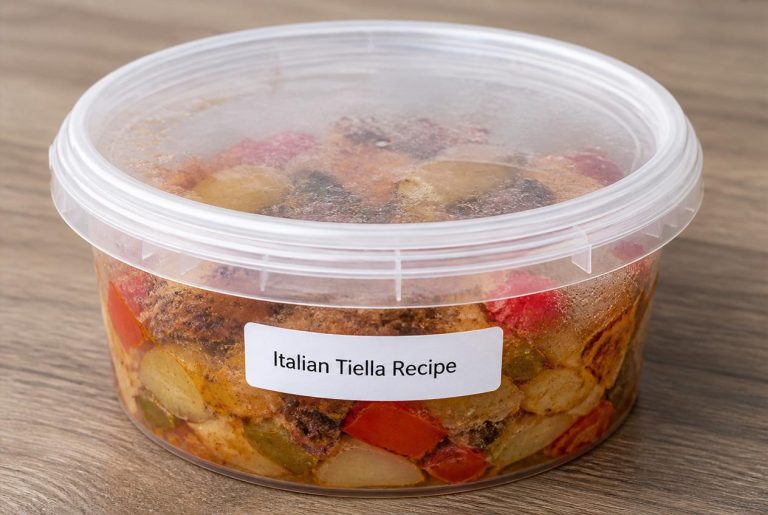 Italian Tiella Recipe Storage Tips