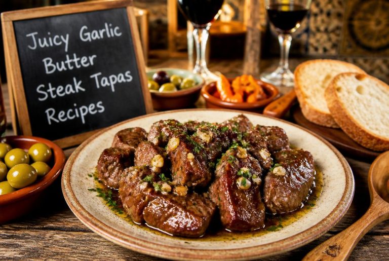 Juicy Garlic Butter Steak Tapas Recipes