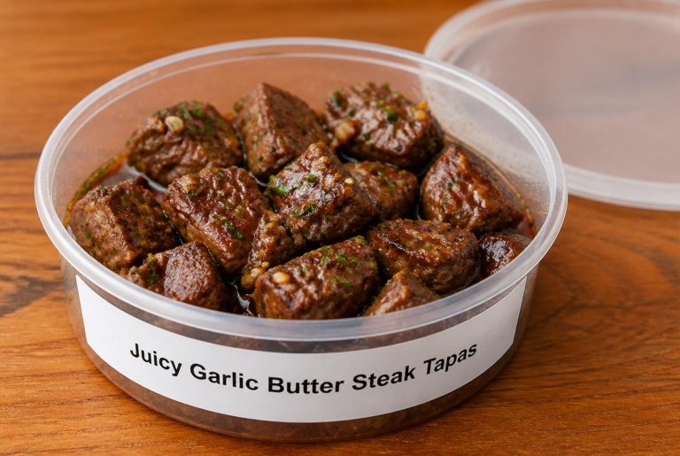 Juicy Garlic Butter Steak Tapas Recipes - Storage