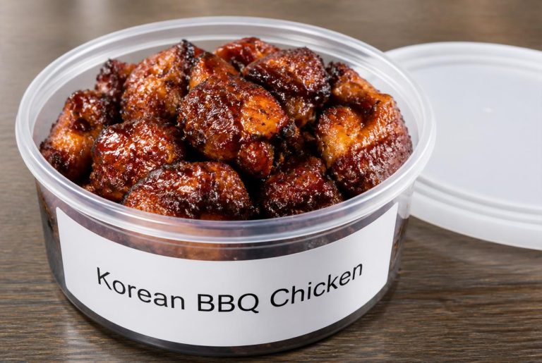 Korean BBQ Chicken Recipe - Storage