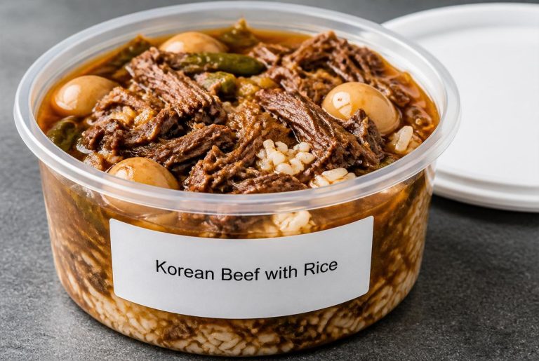 Korean Beef with Rice Recipe - Storage