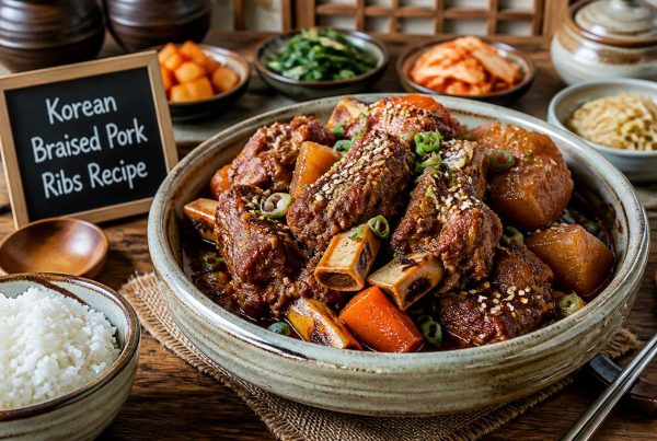 Korean Braised Pork Ribs Recipe