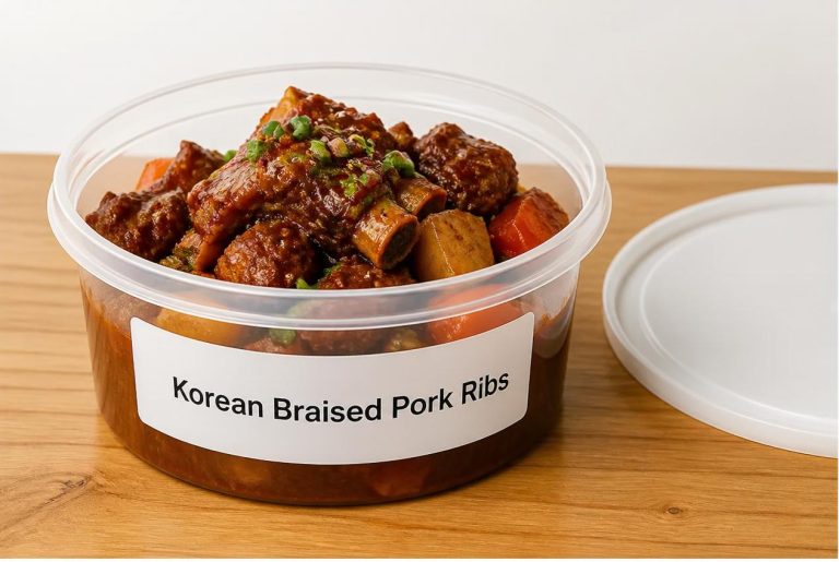 Korean Braised Pork Ribs Recipe - Storage