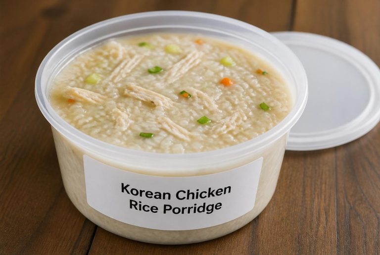 Korean Chicken Rice Porridge Recipe - Storage
