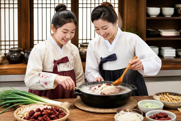 Korean Chicken Soup Recipe - Prep