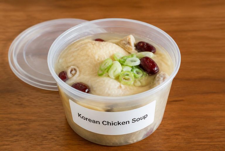 Korean Chicken Soup Recipe - Storage