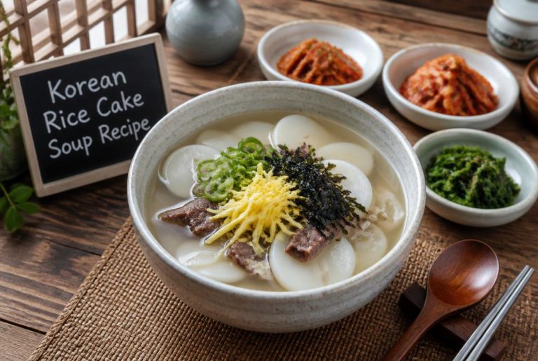Korean Rice Cake Soup Recipe
