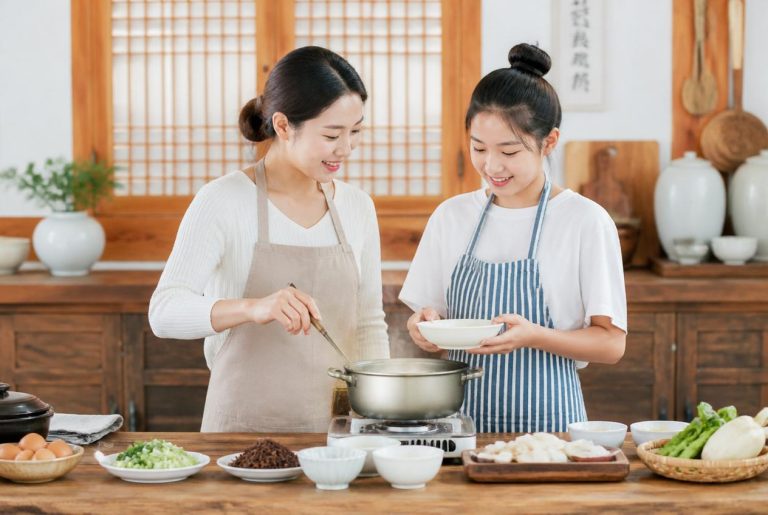 Korean Rice Cake Soup Recipe - Prep