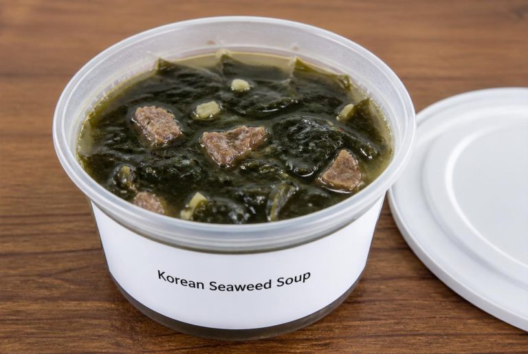 Korean Seaweed Soup Recipe - Storage