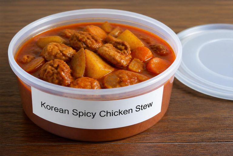 Korean Spicy Chicken Stew Recipe - Storage