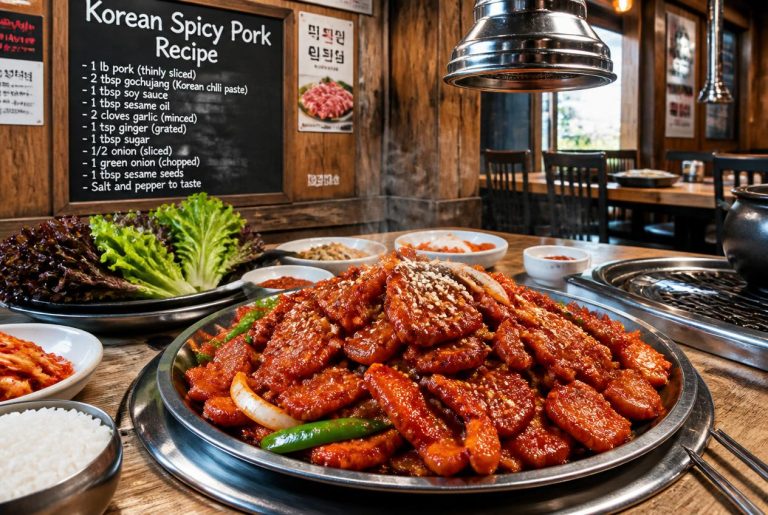 Korean Spicy Pork Recipe