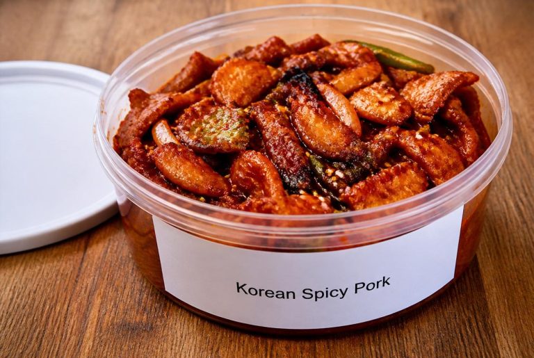 Korean Spicy Pork Recipe - Storage