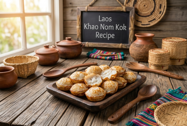 Laos Khao Nom Kok Recipe