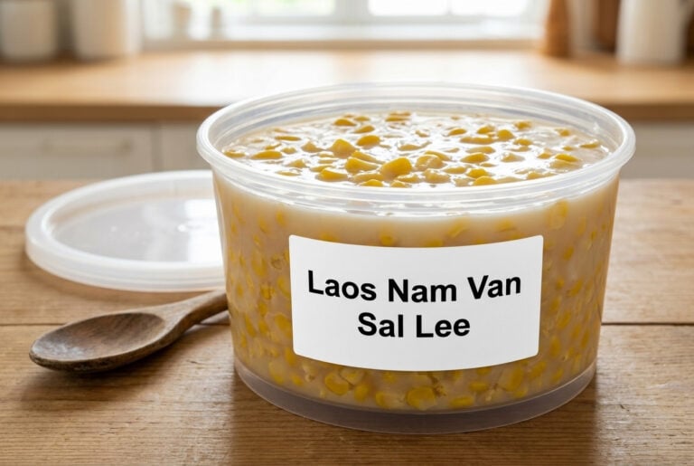 Laos Nam Van Sal Lee Recipe - Storage