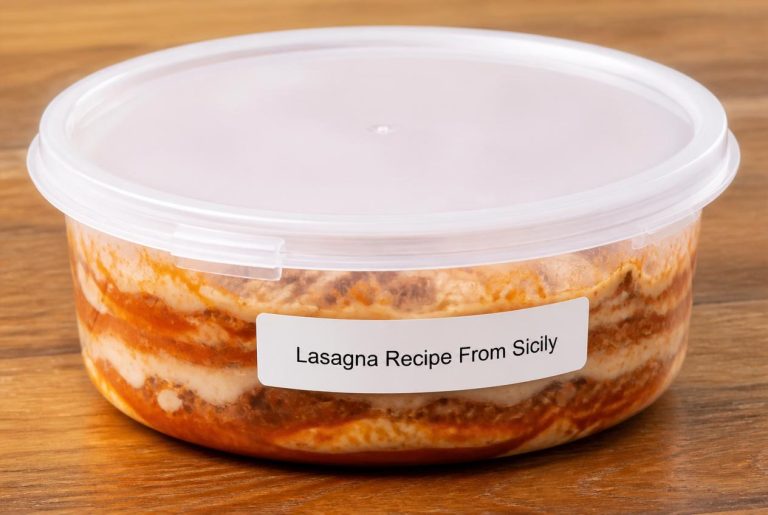 Lasagna Recipe From Sicily Storage Tips
