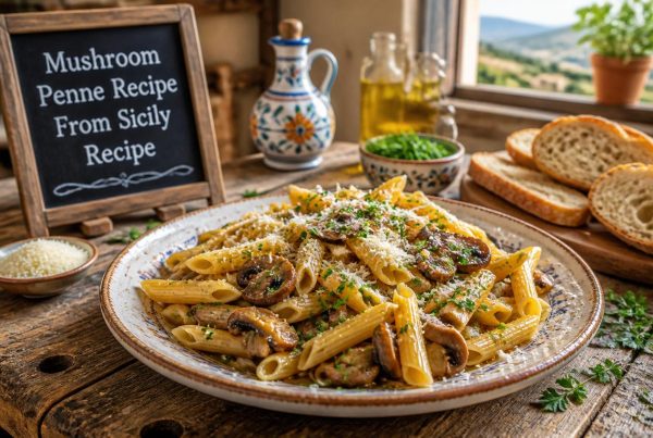 Mushroom Penne Recipe From Sicily Recipe