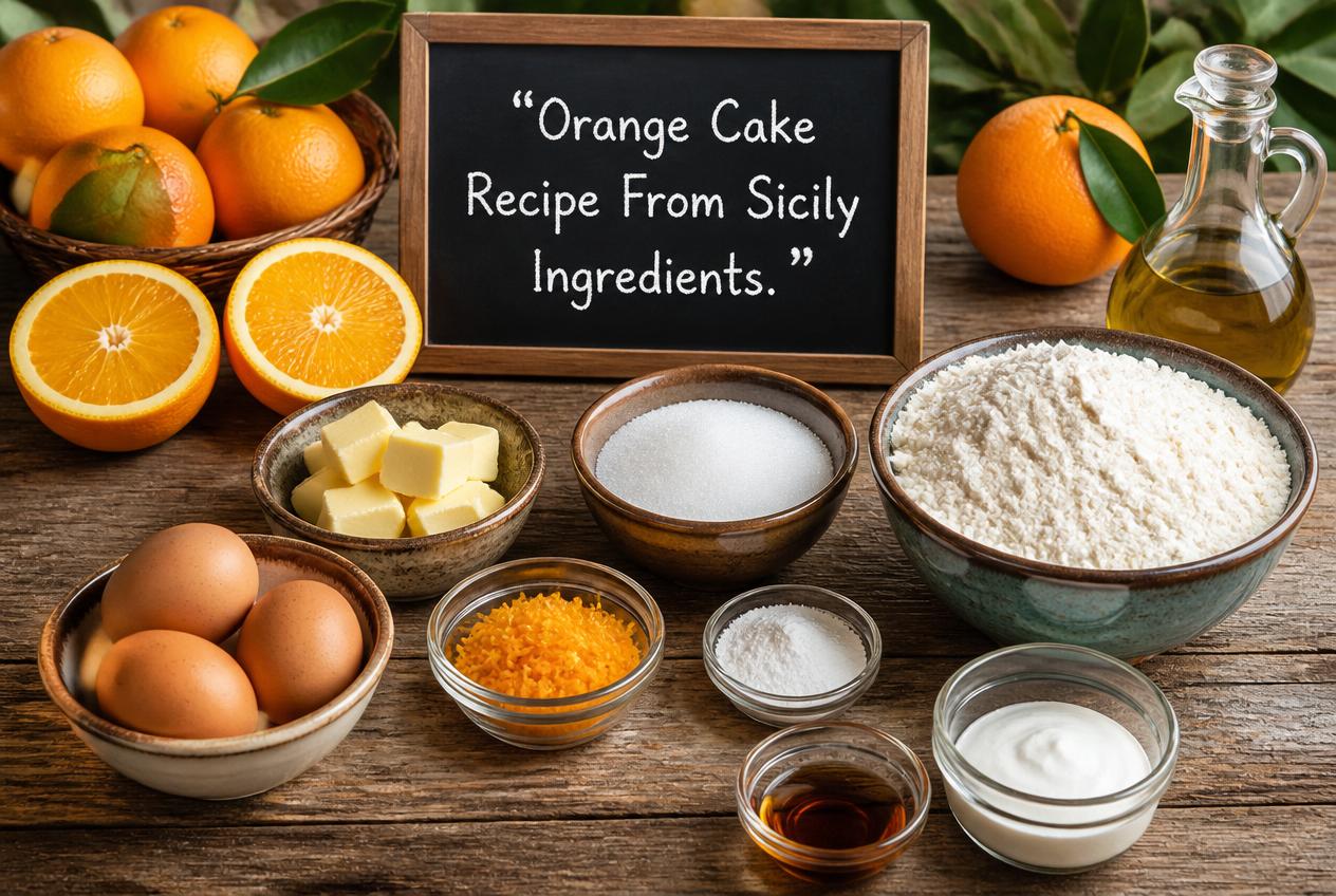 Orange Cake Recipe From Sicily Ingredients