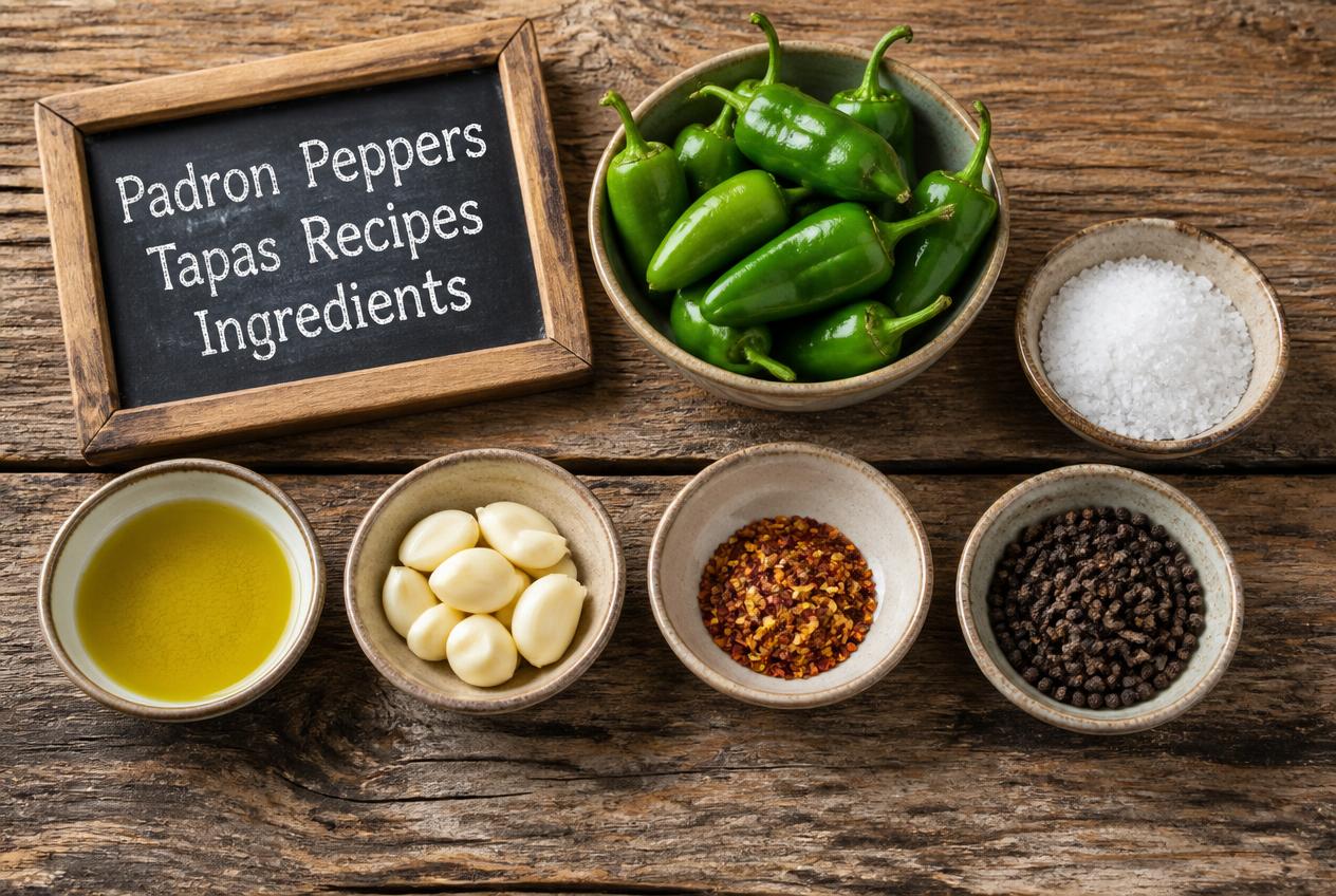 Padron Peppers Tapas Recipes - Ingredients