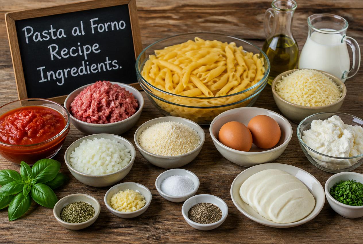 Pasta al Forno Recipe Ingredients