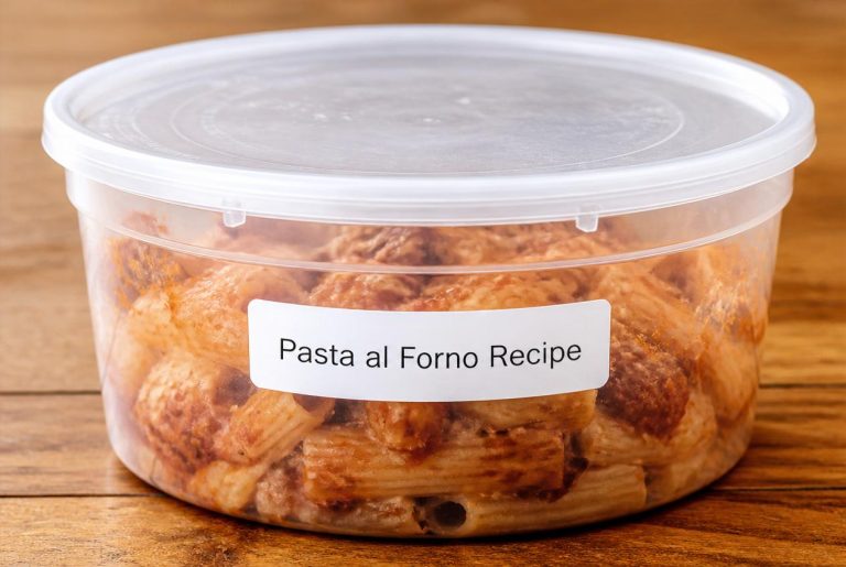 Pasta al Forno Recipe Storage Tips