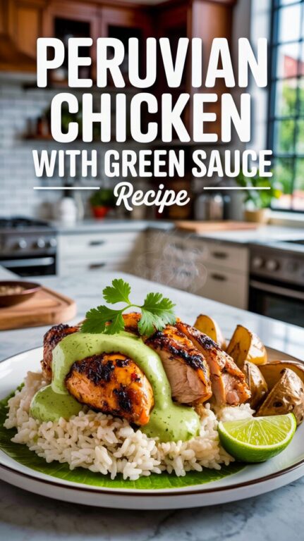Peruvian Chicken with Green Sauce Recipe