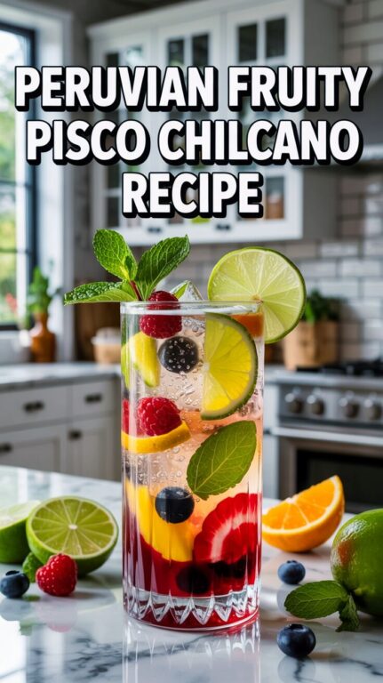 Peruvian Fruity Pisco Chilcano Recipe