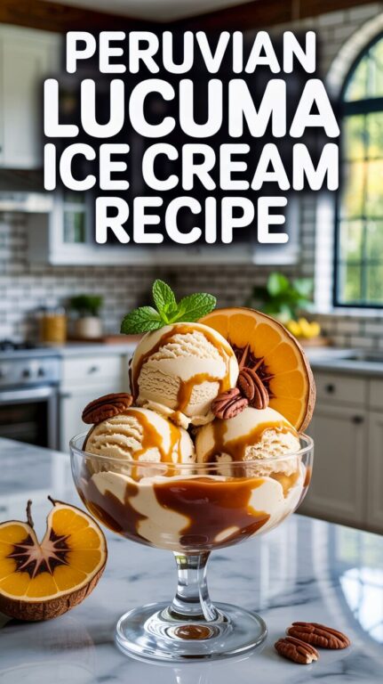 Peruvian Lucuma Ice Cream Recipe
