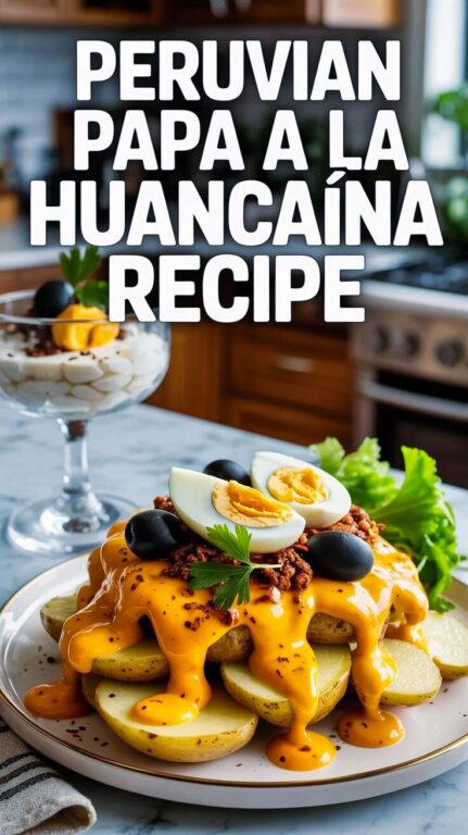 Peruvian Papa a la Huancaína Recipe