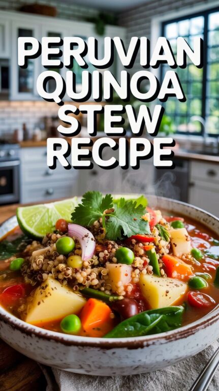 Peruvian quinoa stew