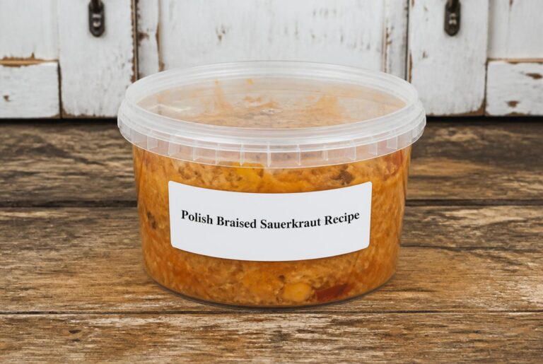 Polish Braised Sauerkraut Recipe Storage Tips