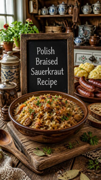 Polish Braised Sauerkraut Recipe