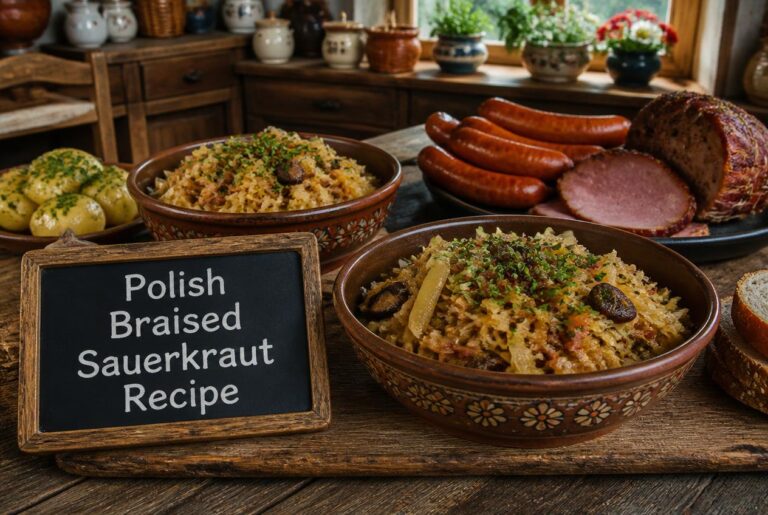 Polish Braised Sauerkraut Recipe