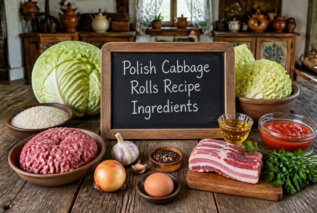 Polish Cabbage Rolls Recipe Ingredients