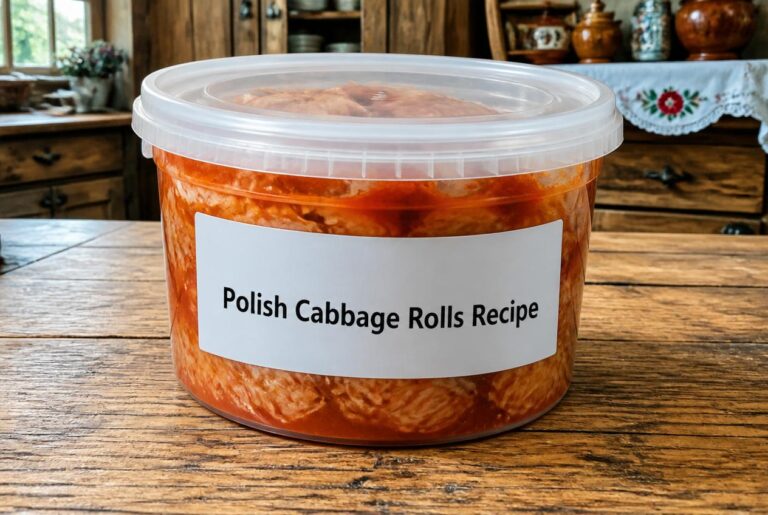 Polish Cabbage Rolls Recipe Storage Tips