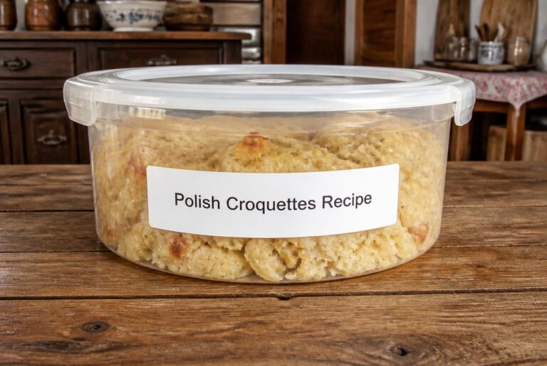 Polish Croquettes Recipe Storage Tips