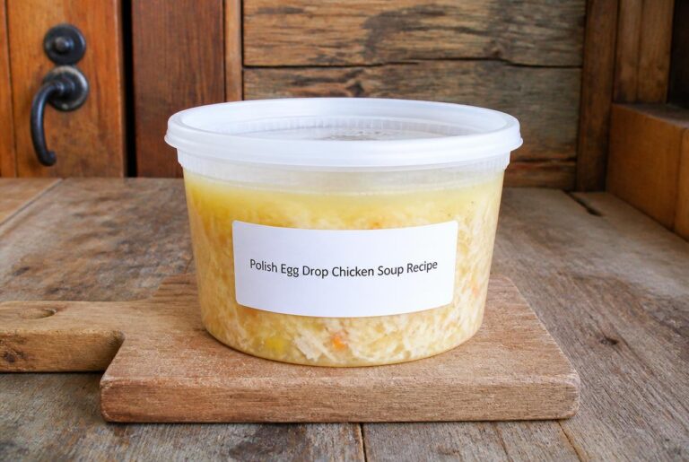 Polish Egg Drop Chicken Soup Recipe
