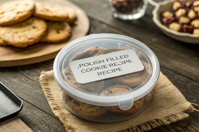 Polish Filled Cookie Recipe Storage