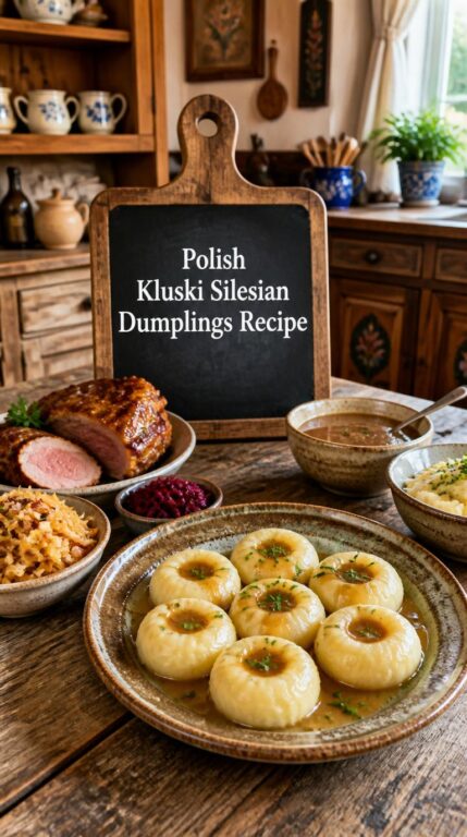 Polish Kluski Silesian Dumplings Recipe