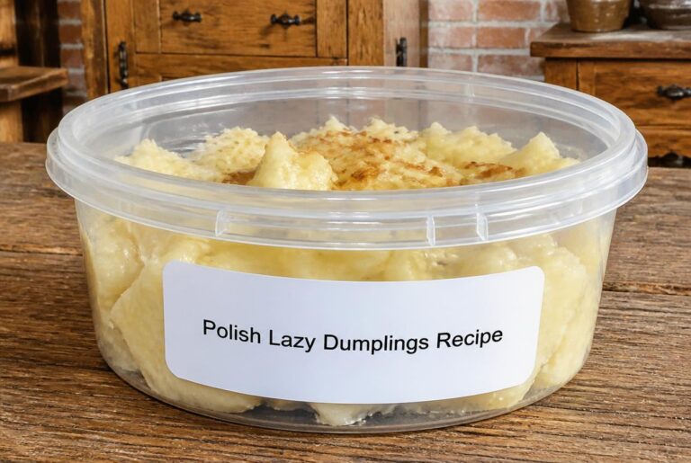 Polish Lazy Dumplings Recipe Storage Tips