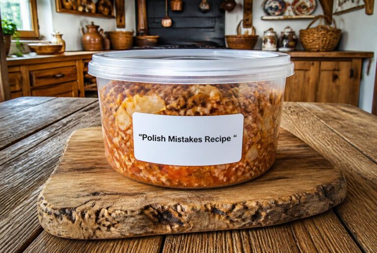 Polish Mistakes Recipe Storage Tips