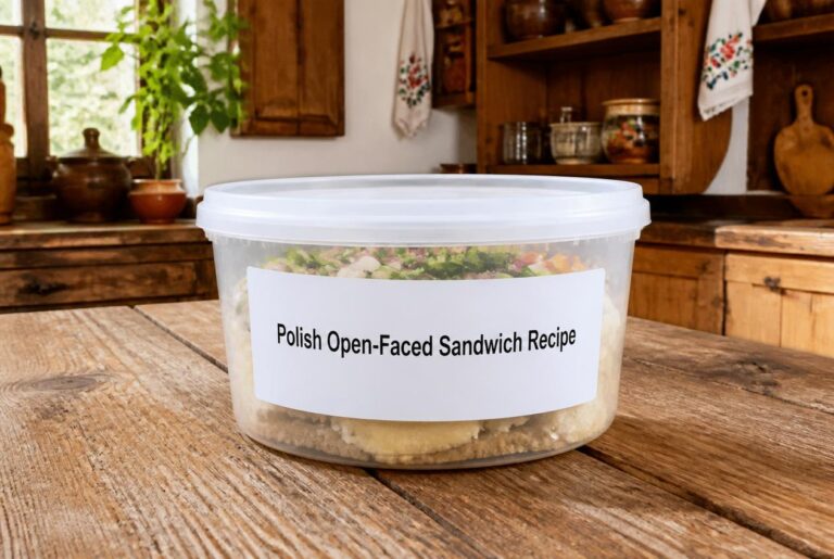 Polish Open-Faced Sandwich Recipe