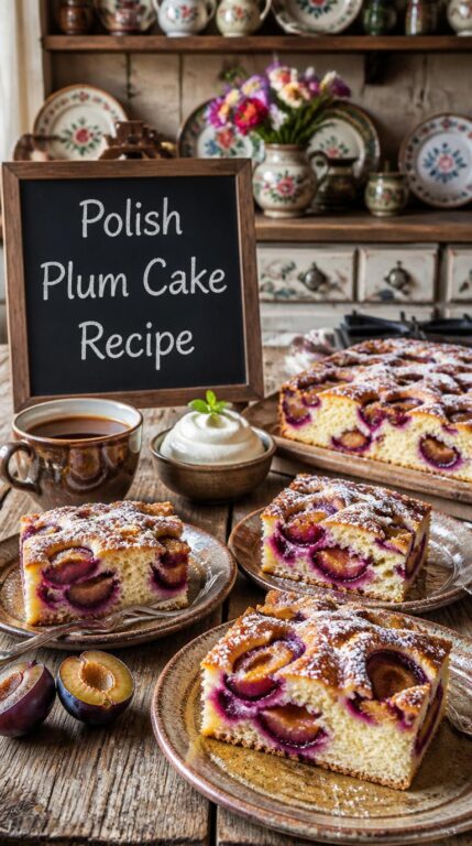 Polish Plum Cake Recipe